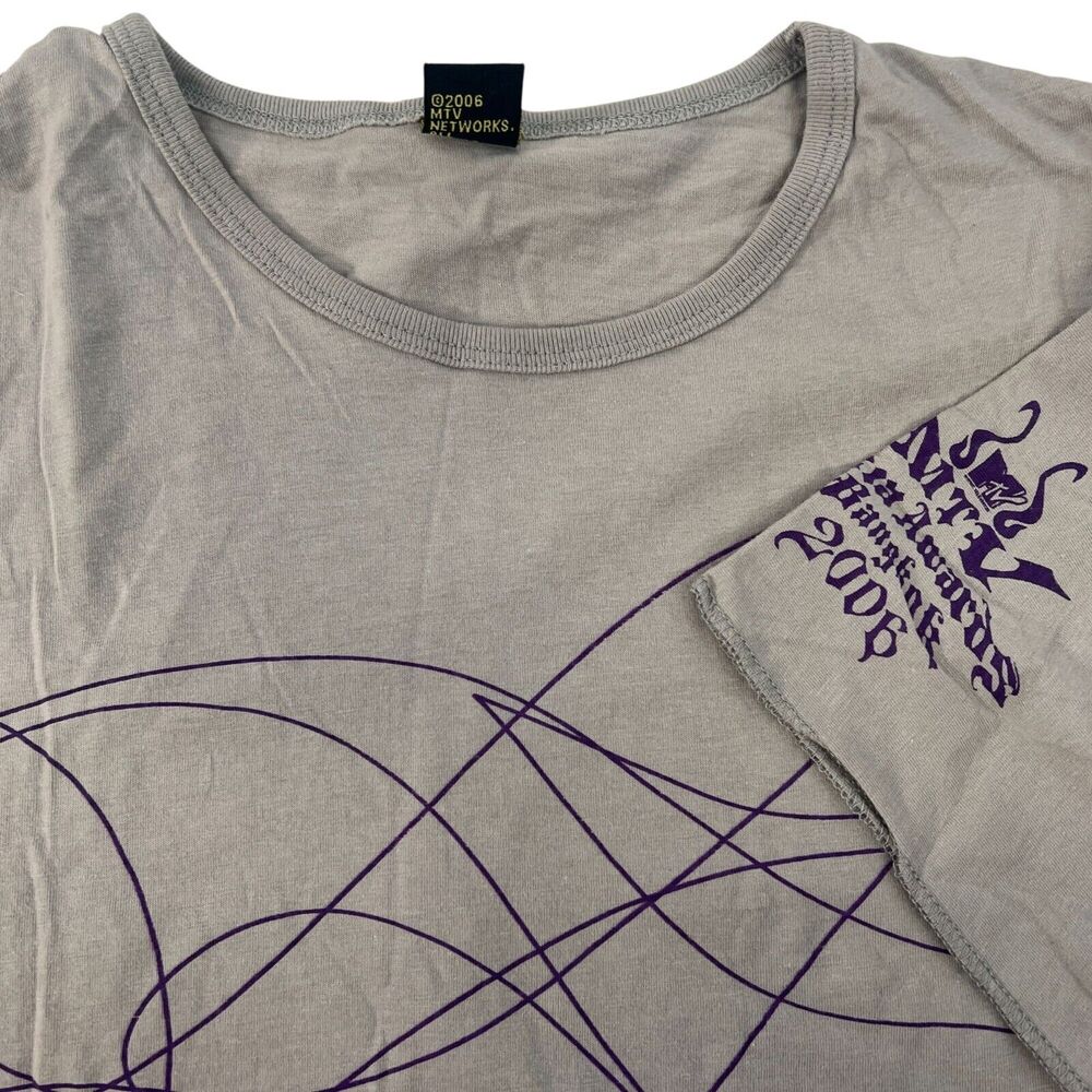 MTV Music Television‎ Asia Awards Vintage Bangkok 2006 Gray T-Shirt L